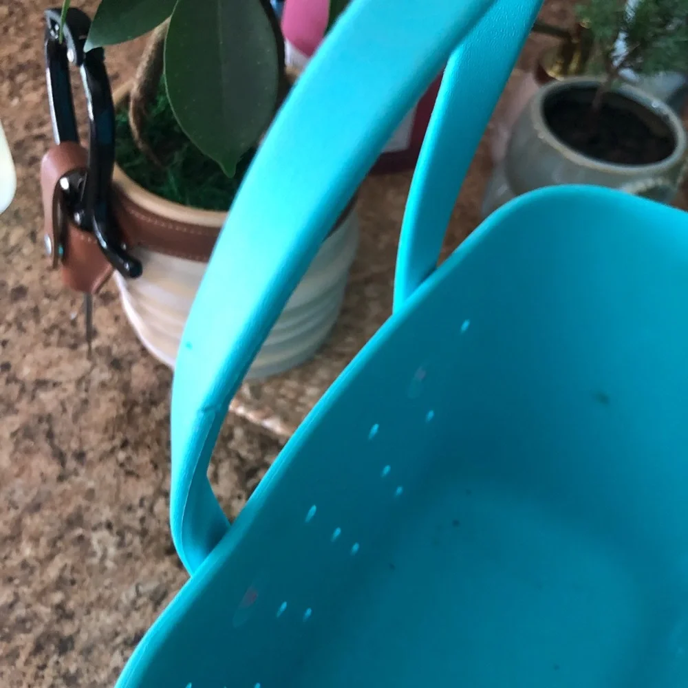 Barbie Turquoise Blue Tote with Pink Logo Accents